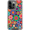 Psychedelic Circles iPhone 16 Pro Max Clear Case