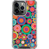 Psychedelic Circles iPhone 16 Pro Max Clear Case