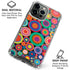 Psychedelic Circles iPhone 16 Pro Max Clear Case