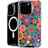 Psychedelic Circles iPhone 16 Pro Max MagSafe Case