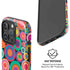 Psychedelic Circles iPhone 16 Pro Max Magsafe Impact Case