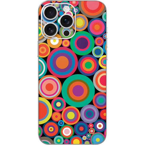 Psychedelic Circles iPhone 16 Pro Max Skin