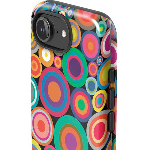 Psychedelic Circles iPhone 16e Impact Case