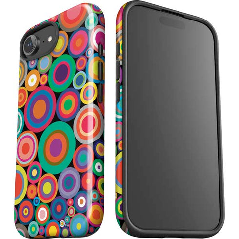 Psychedelic Circles iPhone 16e Impact Case