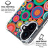Psychedelic Circles iPhone 17 Clear Case