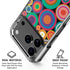 Psychedelic Circles iPhone 18 Pro Clear Case