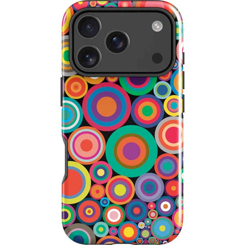 Psychedelic Circles iPhone 18 Pro Max Impact Case