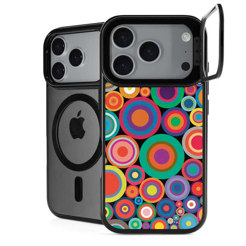 Psychedelic Circles iPhone 18 Pro Max Kickstand Case
