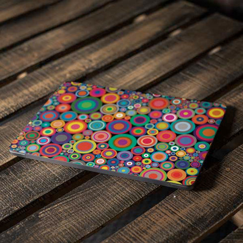 Psychedelic Circles Apple MacBook Air Skin