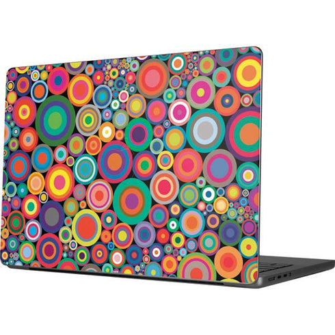 Psychedelic Circles Apple MacBook Pro 14-inch Skin