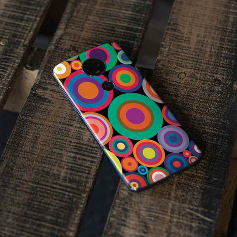 Psychedelic Circles Moto E5 Plus Skin