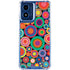 Psychedelic Circles Moto G 5G (2024) Clear Case