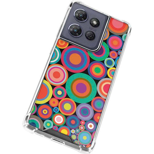 Psychedelic Circles Moto G Power 5G (2025) Clear Case