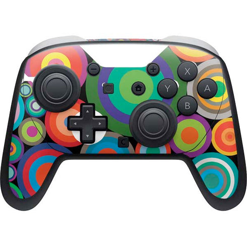 Psychedelic Circles Nintendo Switch 2 (2025) Pro Controller Skin