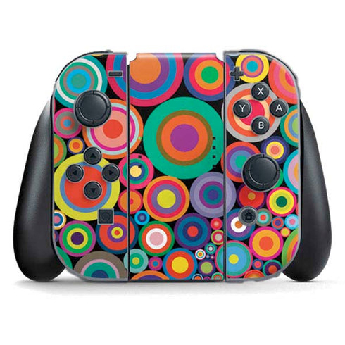 Psychedelic Circles Nintendo Switch (2017-2021) Joy-Con Controller Skin