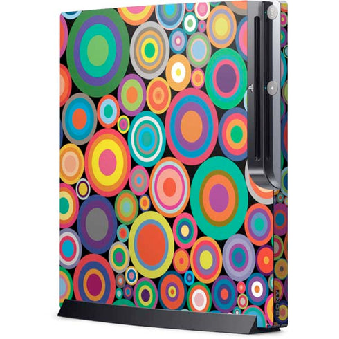 Psychedelic Circles Playstation 3 & PS3 Slim Skin