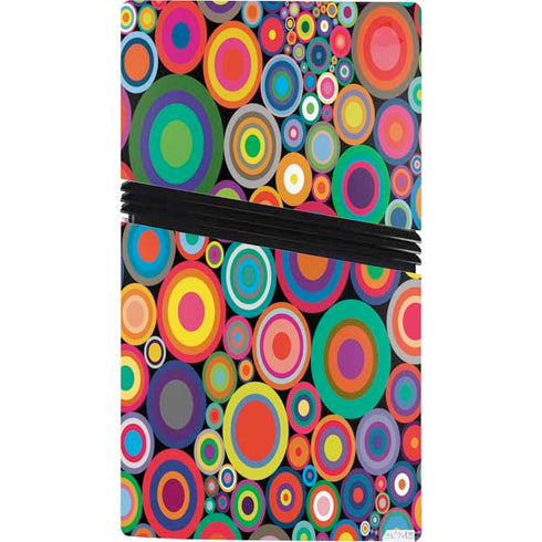 Psychedelic Circles PS5 Pro Console Skin