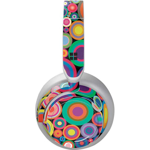 Psychedelic Circles Surface Headphones Skin
