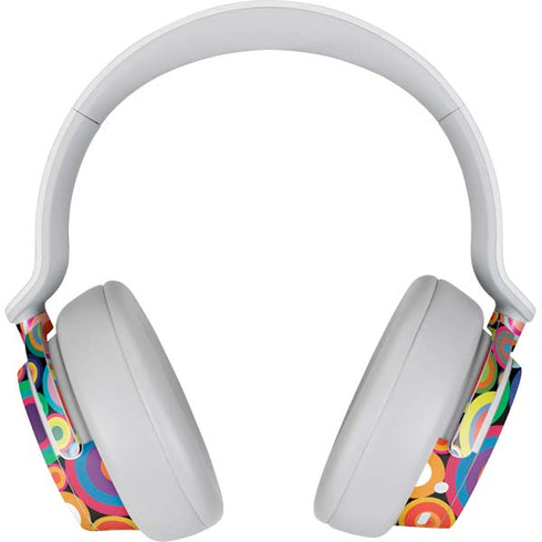 Psychedelic Circles Surface Headphones Skin