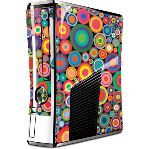 Psychedelic Circles Xbox 360 Slim (2010) Skin