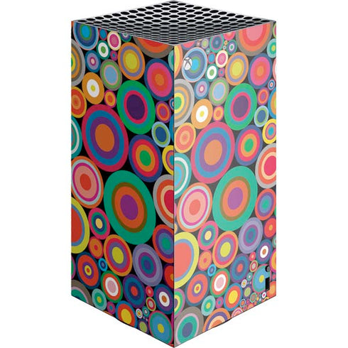 Psychedelic Circles XBox Series X Digital Edition Console Skin