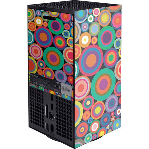 Psychedelic Circles XBox Series X Digital Edition Console Skin