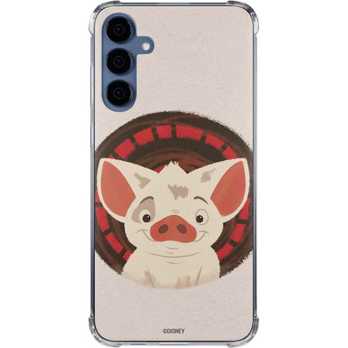 Disney Moana Pua Close Up Galaxy A55 5G Clear Case