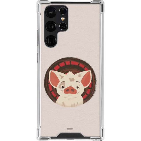 Disney Moana Pua Close Up Galaxy S23 Ultra Clear Case