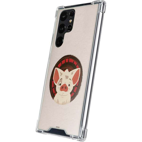 Disney Moana Pua Close Up Galaxy S23 Ultra Clear Case