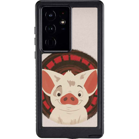 Disney Moana Pua Close Up Galaxy S24 Ultra Waterproof Case