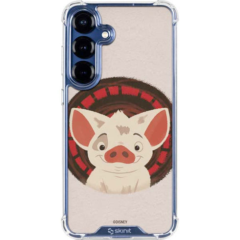 Disney Princess Moana Pua Close Up Galaxy S25 Plus Clear Case