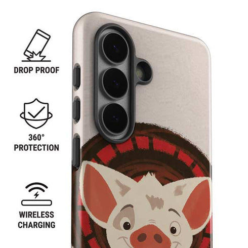 Disney Princess Moana Pua Close Up Galaxy S26 Plus Impact Case
