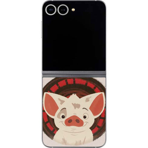 Disney Princess Moana Pua Close Up Galaxy Z Flip6 Skin