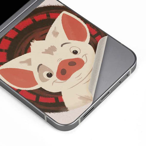 Disney Princess Moana Pua Close Up Galaxy Z Flip6 Skin