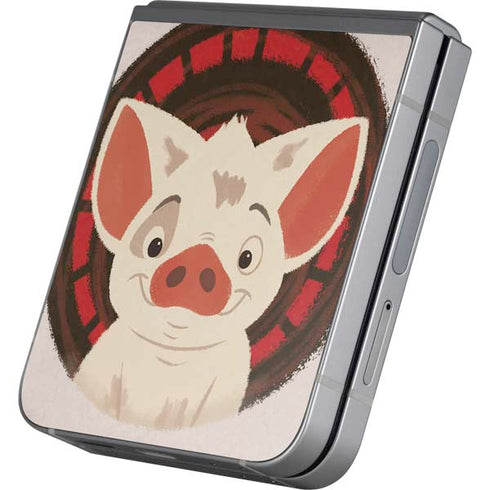 Disney Princess Moana Pua Close Up Galaxy Z Flip6 Skin
