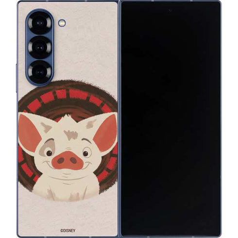 Disney Princess Moana Pua Close Up Galaxy Z Fold6 Skin