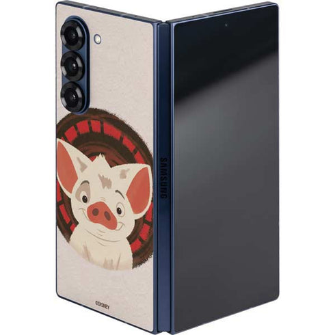 Disney Princess Moana Pua Close Up Galaxy Z Fold6 Skin