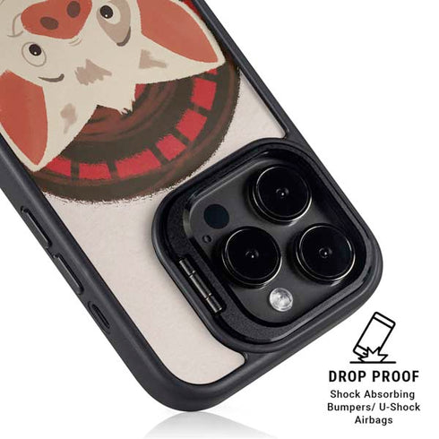 Disney Moana Pua Close Up iPhone 14 Pro Kickstand Case