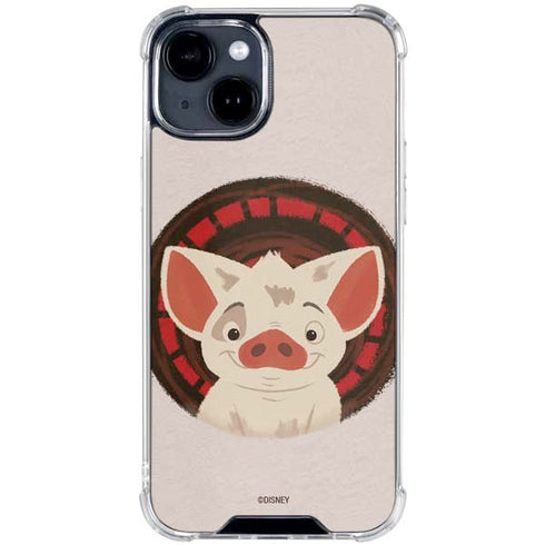 Disney Moana Pua Close Up iPhone 15 Clear Case