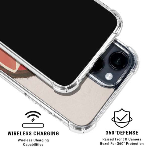 Disney Moana Pua Close Up iPhone 15 Clear Case