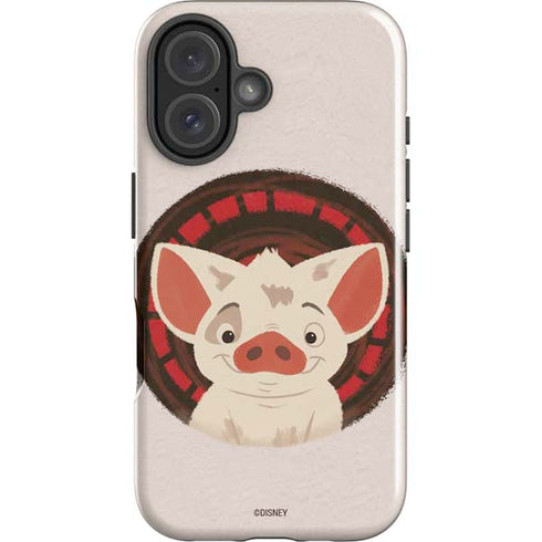 Disney Princess Moana Pua Close Up iPhone 16 Plus Impact Case