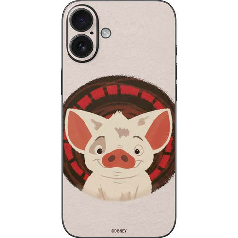 Disney Princess Moana Pua Close Up iPhone 16 Plus Skin