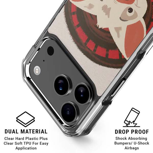 Disney Princess Moana Pua Close Up iPhone 18 Pro Clear Case