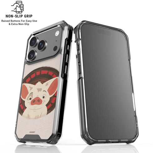 Disney Princess Moana Pua Close Up iPhone 18 Pro Clear Case