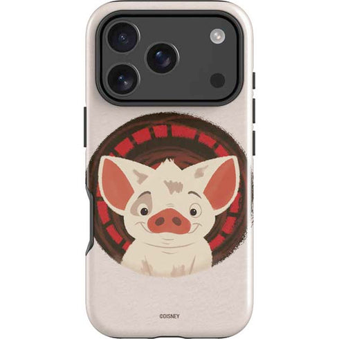 Disney Princess Moana Pua Close Up iPhone 18 Pro Impact Case