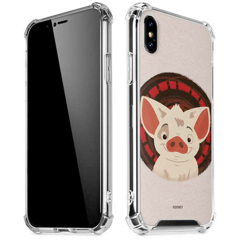 Disney Princess Moana Pua Close Up iPhone X/XS Clear Case