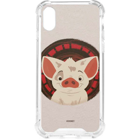 Disney Moana Pua Close Up iPhone XS Clear Case