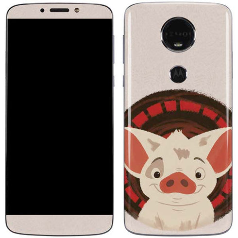 Disney Moana Pua Close Up Moto E5 Plus Skin