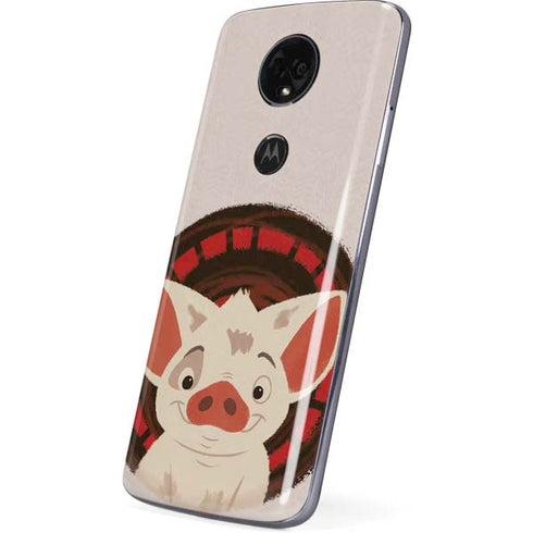 Disney Moana Pua Close Up Moto E5 Plus Skin