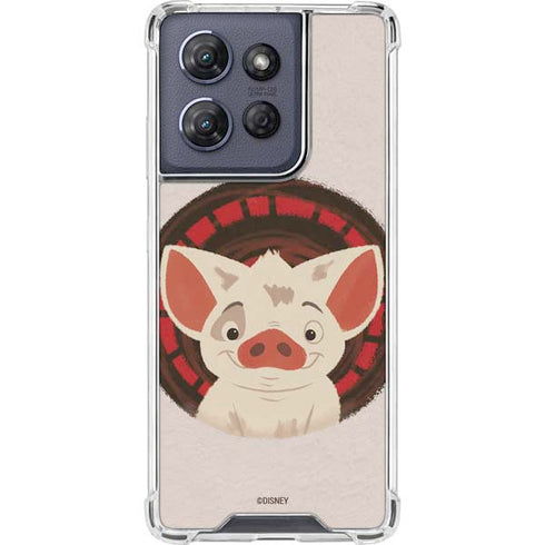 Disney Princess Moana Pua Close Up Moto G Play 5G (2025) Clear Case